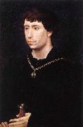 WEYDEN, Rogier van der Portrait of Charles the Bold France oil painting artist